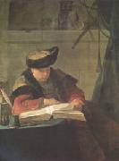 Jean Baptiste Simeon Chardin Le Souffleur(Portrait of Joseph Aved,the Painter,Known as A Chemist in His Laboratory) (mk05) USA oil painting artist